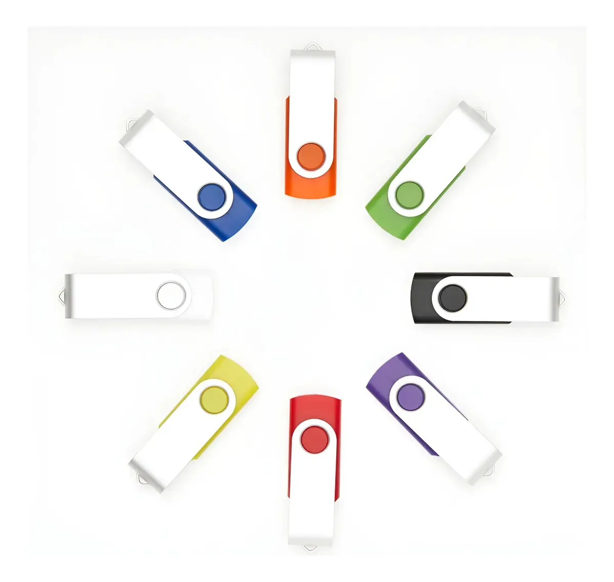 30 Unidades De Pen Drives 2gb Usb 2.0 Cor 5 Random Color