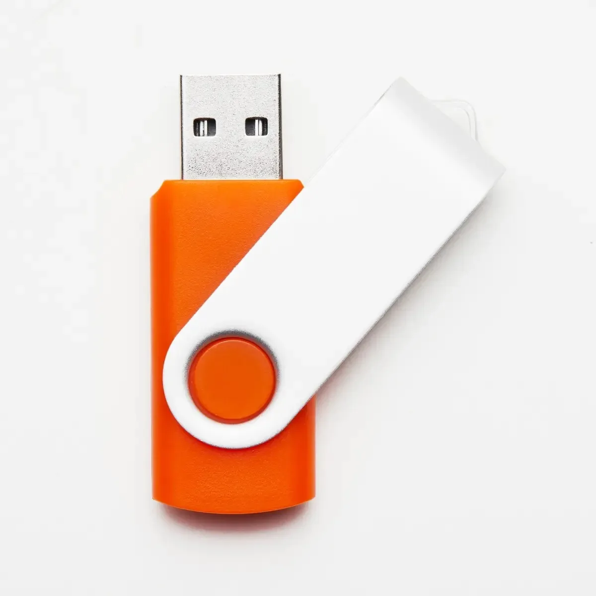 30 Unidades De Pen Drives 4gb Usb 2.0 Cor Laranja