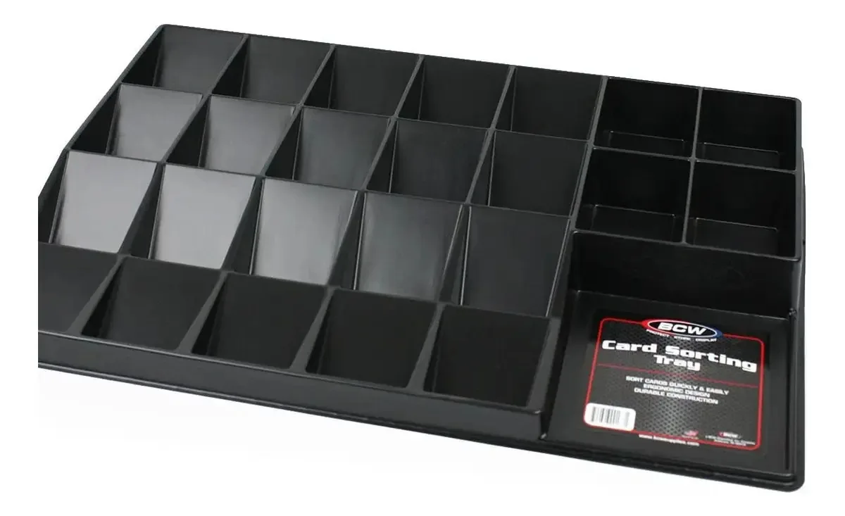 Bcw 1-cst - Bandeja de classificação de cartas para esportes e jogos