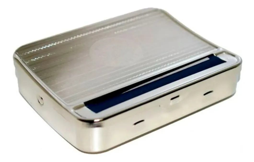 Máquina automática de enrolar cigarros Zeus para 78 cigarros, cor prateada