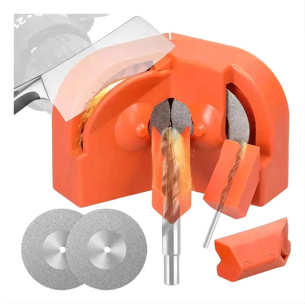 Furadeiras elétricas multiuso, afiador, ferramenta elétrica, cor laranja