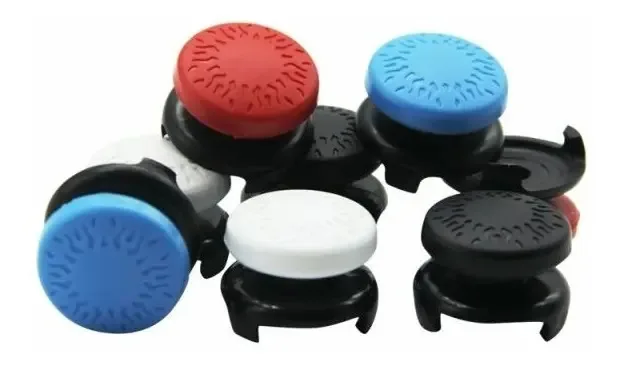 Joystick Mandalibre Pro Cap compatível com controles Ps5, cor vermelha