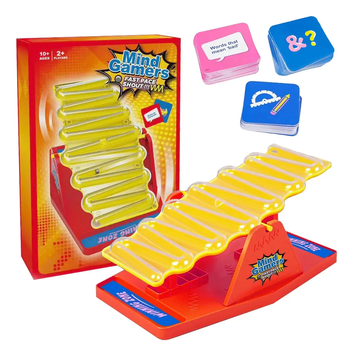 Jogos divertidos de tabuleiro e cartas Tilt 'n' Shout