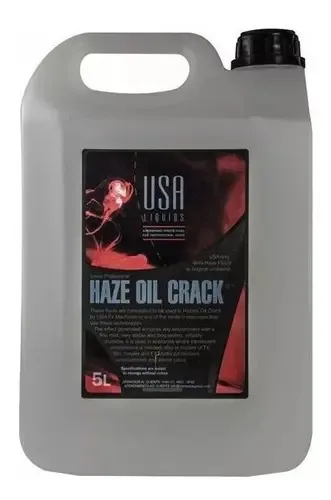 Líquido de Fumaça USA 5 Litros Haze Oil Crack Máquina de Neblina