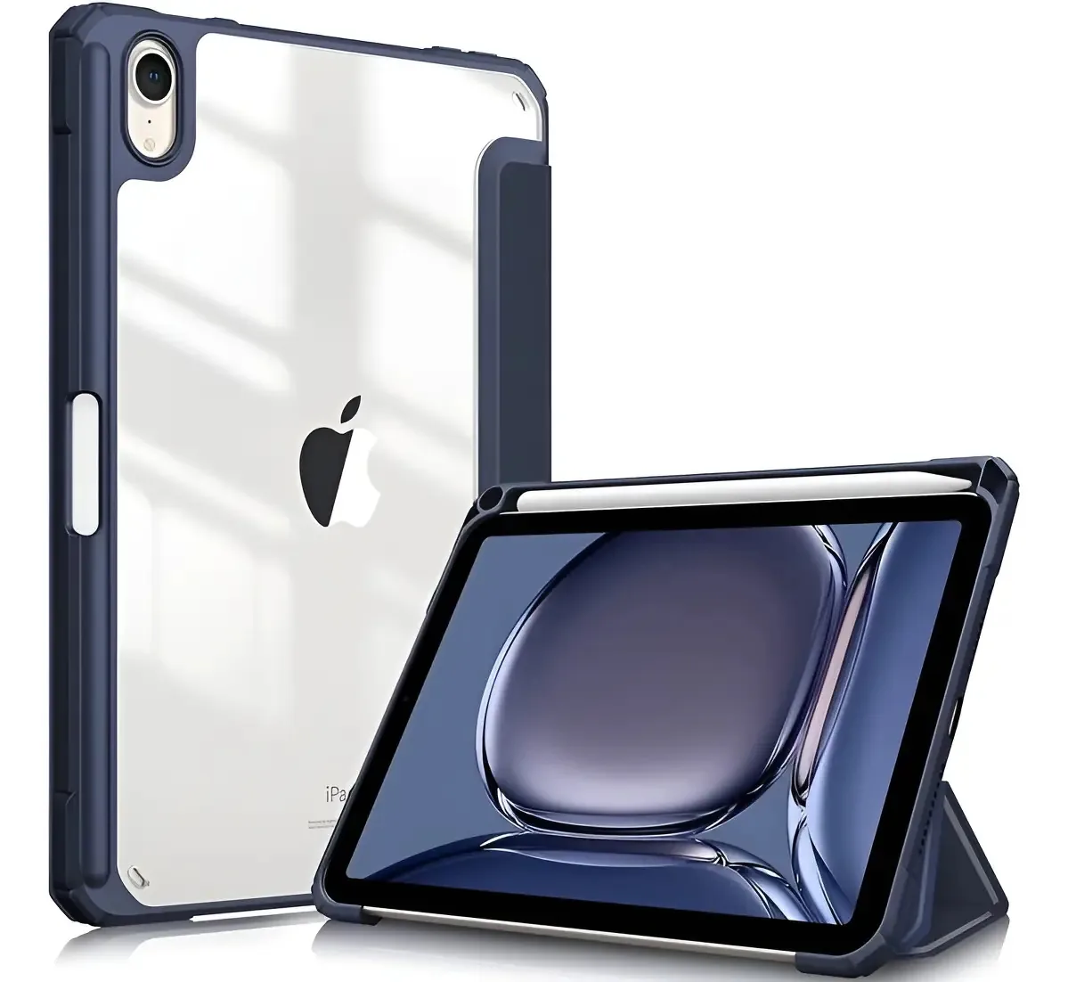Capas Pra iPad Smart Capa Dobrável 10 Geração 2022 Cor Azul-marinho