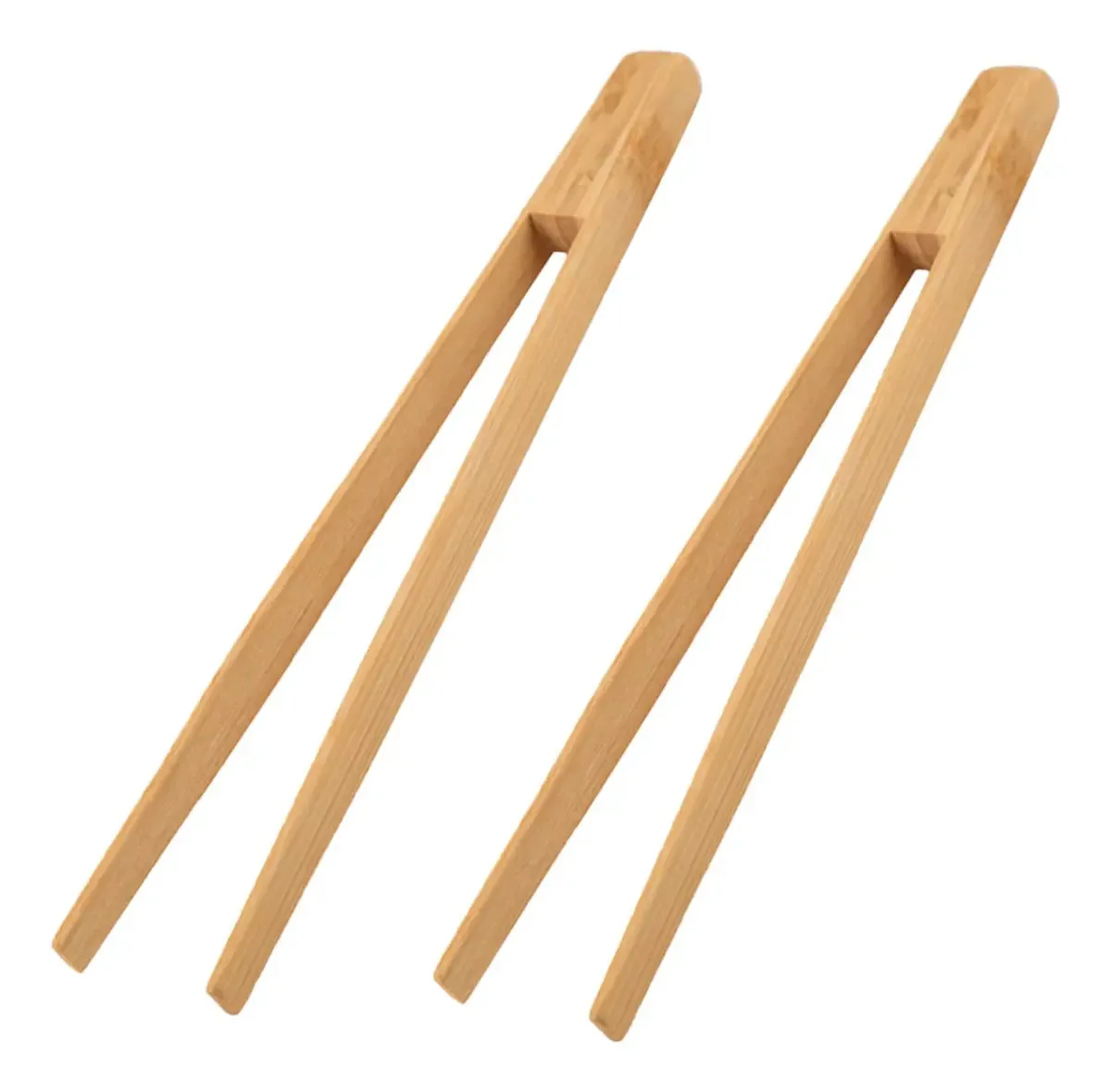 Pinças para torradeira, pinças para torradas, feitas de bambu