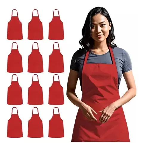Aventais de cozinha do chef, 12 aventais unissex