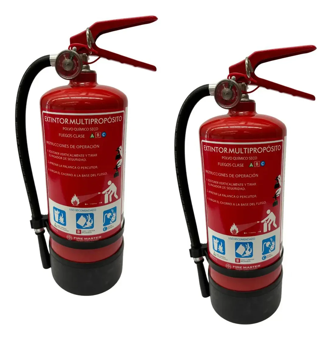 Pacote Fire Master de 2 extintores domésticos de 3 kg
