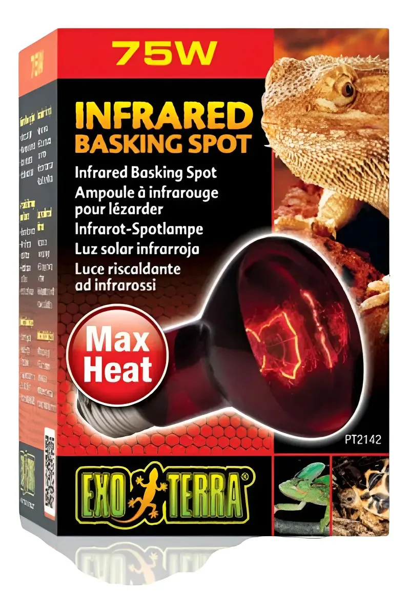 Exo Terra Foco Heat Glo 75w para réptil Hpt2142