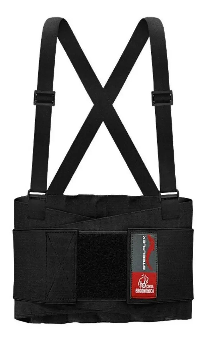 Cinta Ergonomica Abdominal Lombar Ajustavel Tamanho G