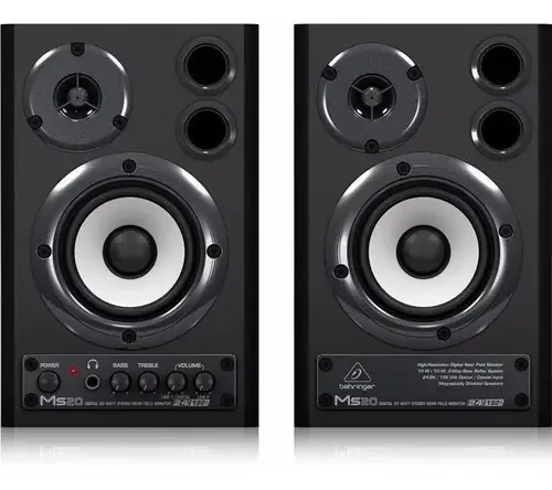 Monitor de estúdio doméstico Behringer Multimedia Ms20 20w
