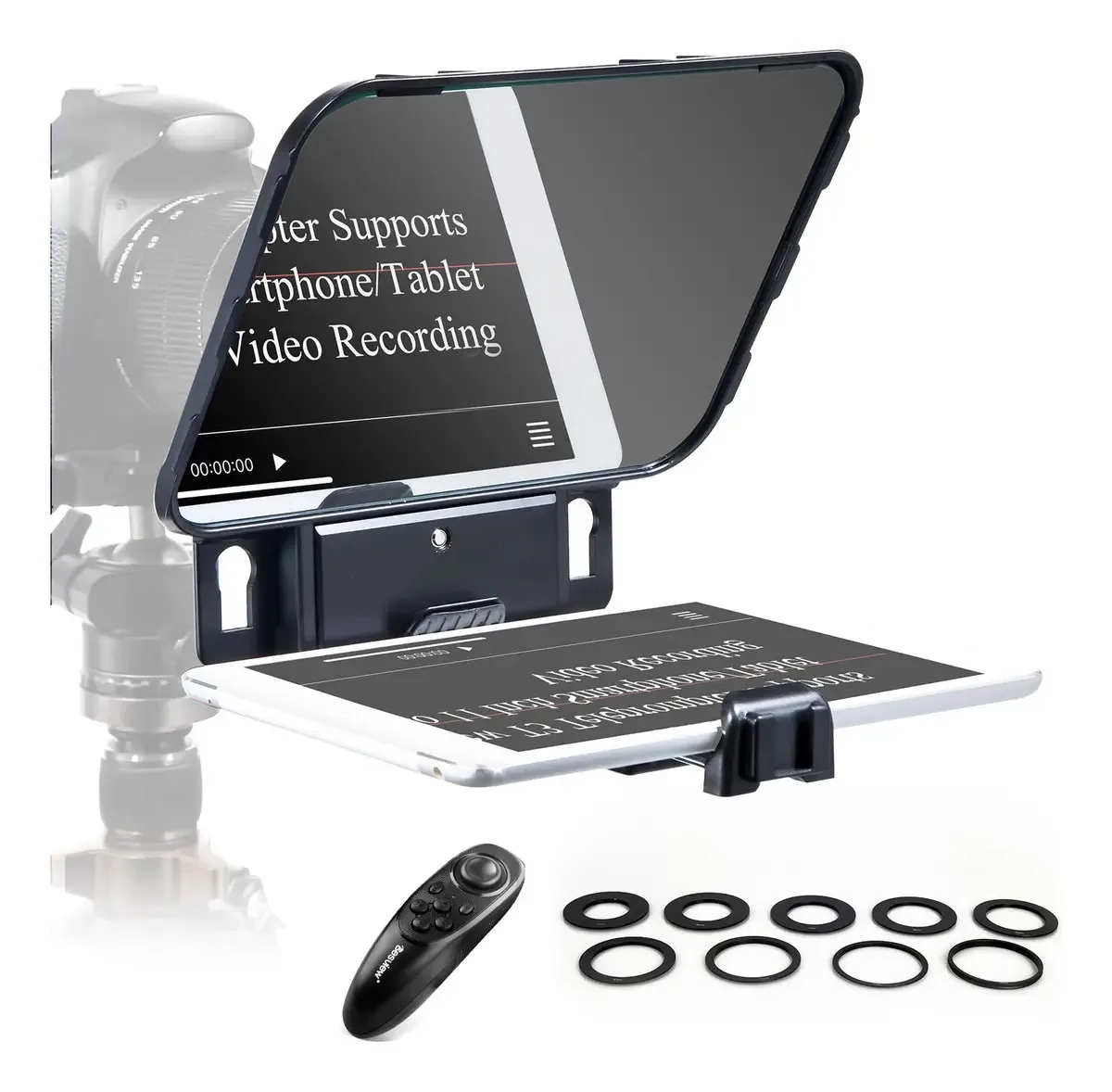 Teleprompter Desview T3 8 Hd para iPad e smartphone