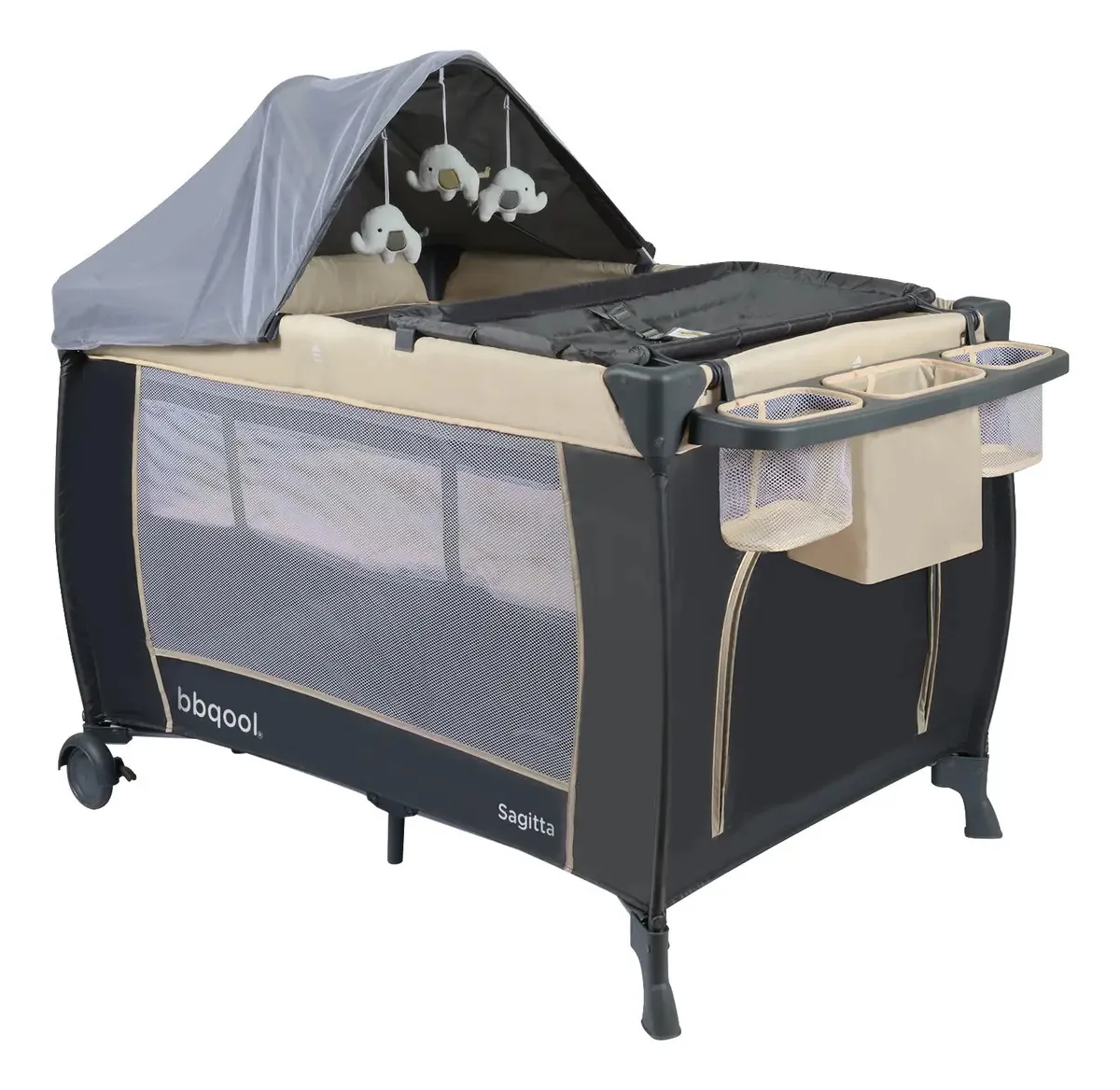 Berço Playard Sagitta Beige