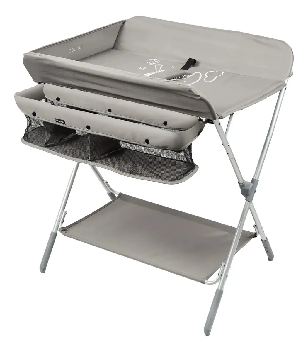 Maiô dobrável cinza Nappytime Astronaut Grey