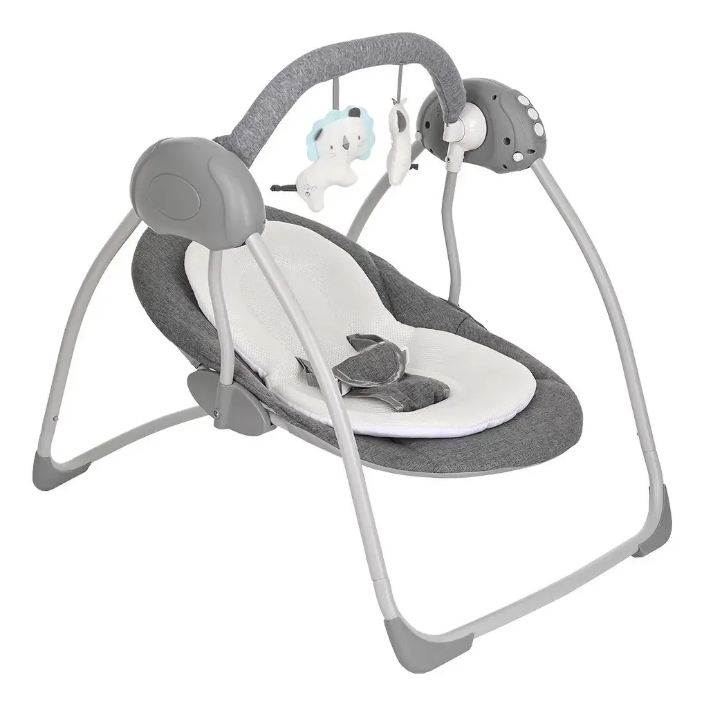 Cadeira de balanço E-swing cinza cinza Nest