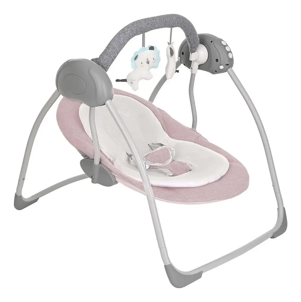 Cadeira de balanço E-swing Nest rosa rosa rosa