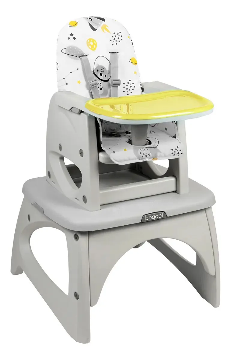Cadeira de alimentação para bebê Bbqool Foodzy - amarelo