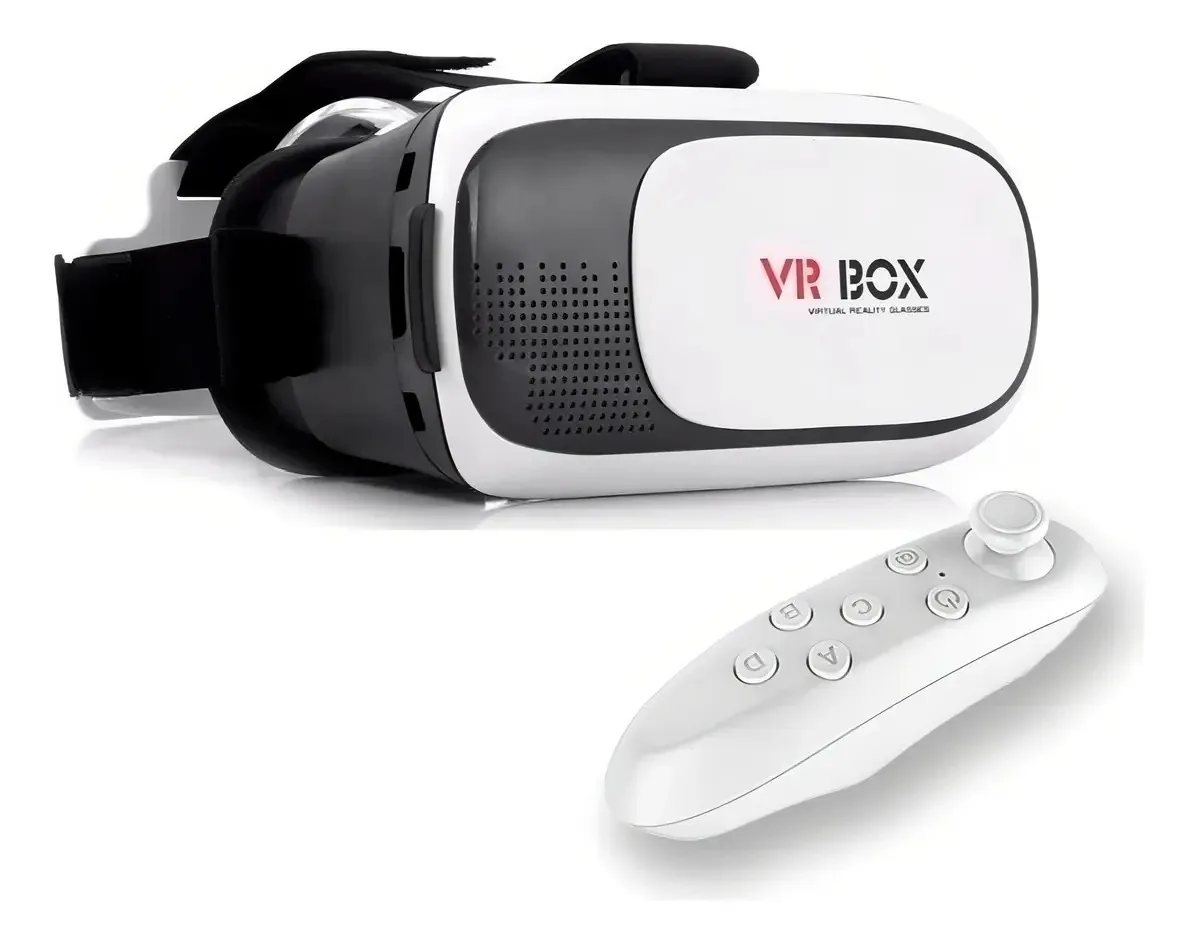 Lente de realidade virtual VR Box 2.0, óculos 3D e joystick Anteoj