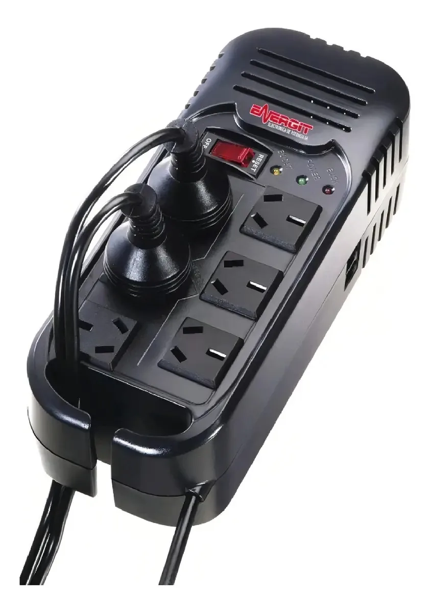 Estabilizador automático de tensão Energit para PC - preto