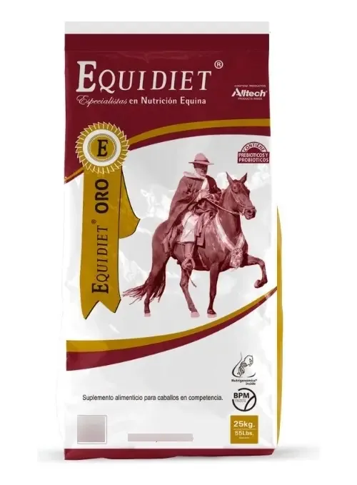 Alimento completo para cavalos, Equidiet Gold 25kg
