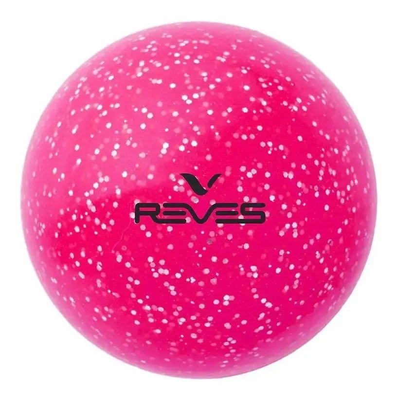 Bola de hóquei Reves Glitter aprovada pela Fish - cor fúcsia