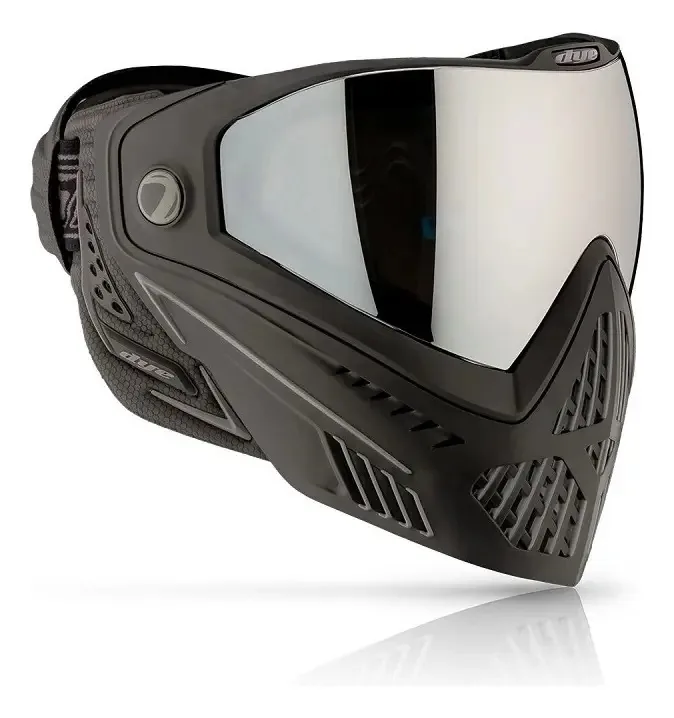 Máscara Paintball Dye I5 Onyx Gray Preto/Cinza Com Lentes Antiembaçantes