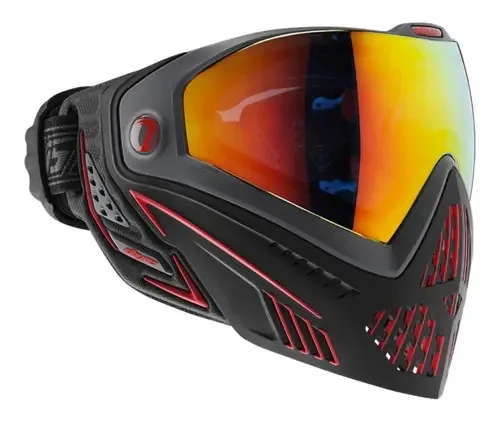 Careta Gotcha Thermal Black Red Dye I5 Paintball Xtreme P Cor Preto-vermelho