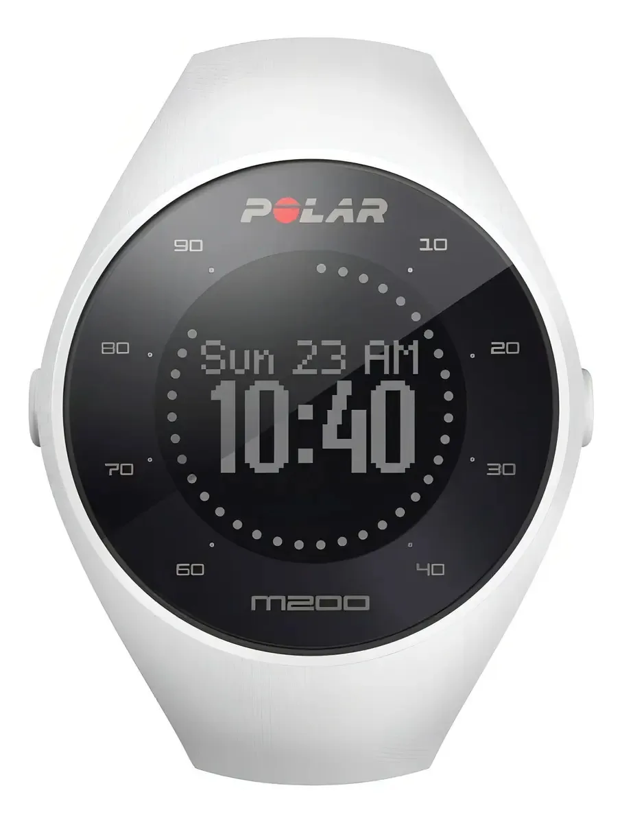 Caixa branca Smartwatch Polar Watch M200