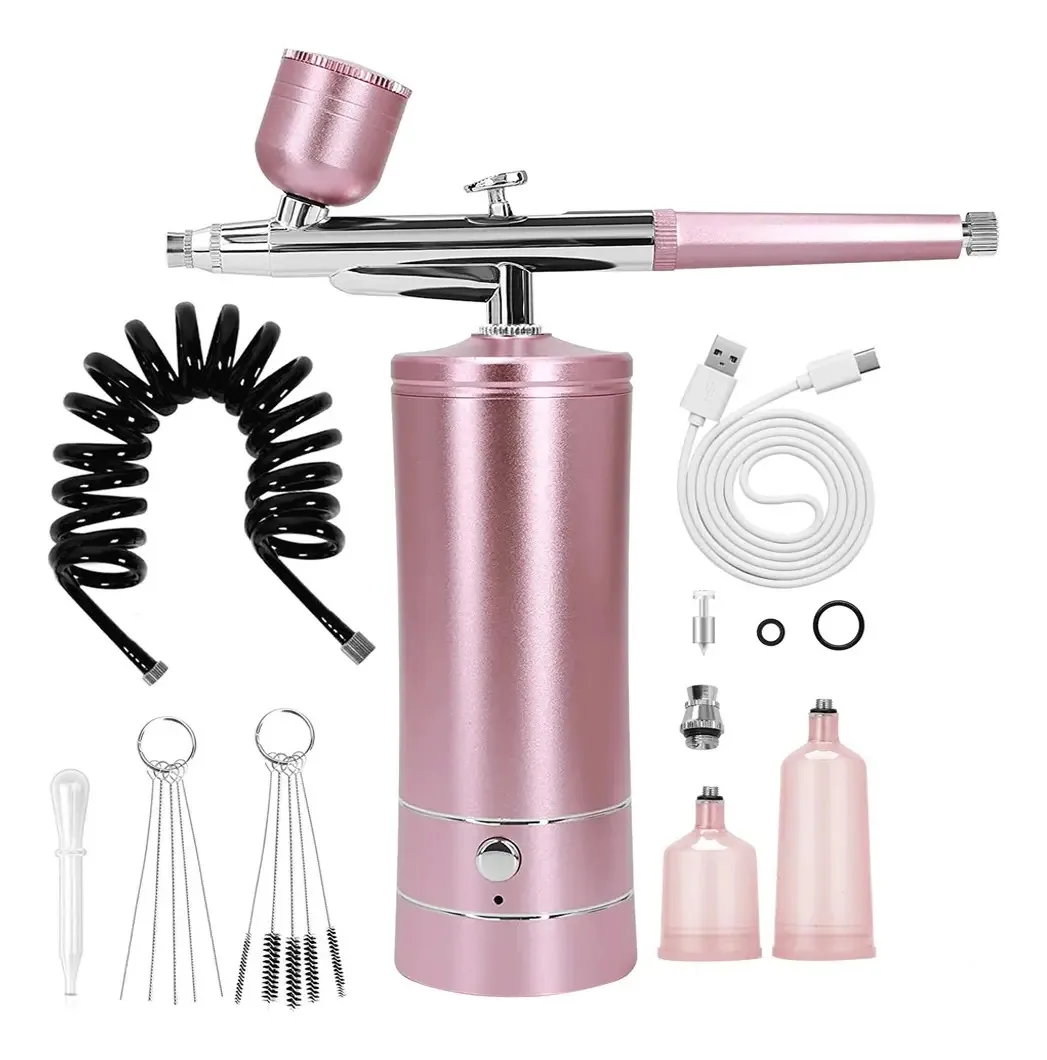 Aerógrafo Uwei Mk6546 rosa
