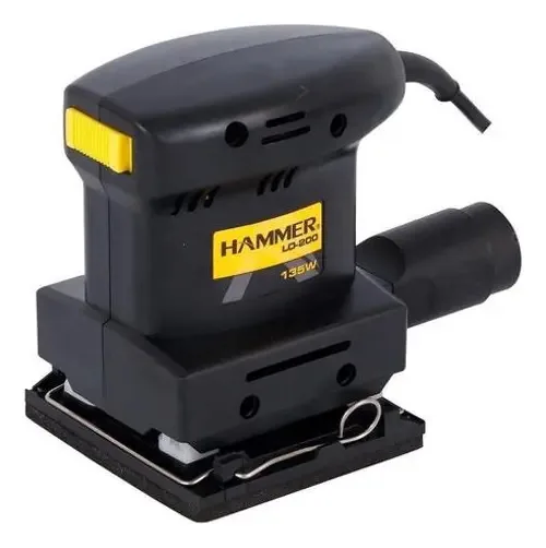 Lixadeira Orbital Profissional - 135w Hammer - Preto -