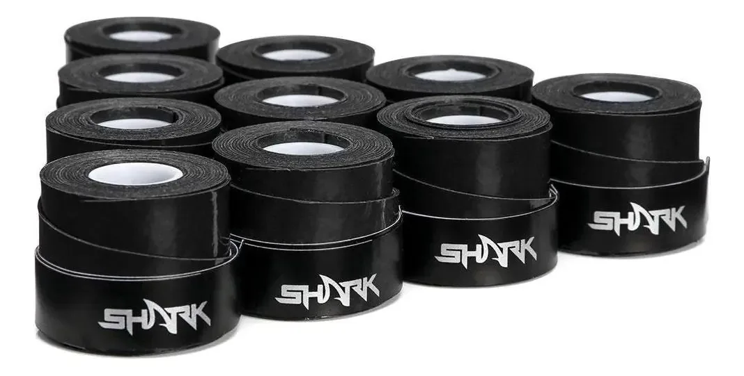 Overgrip Shark Preto - Pack Com 10 Unidades