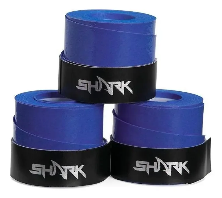 Overgrip Shark Azul - Pack Com 03 Unidades