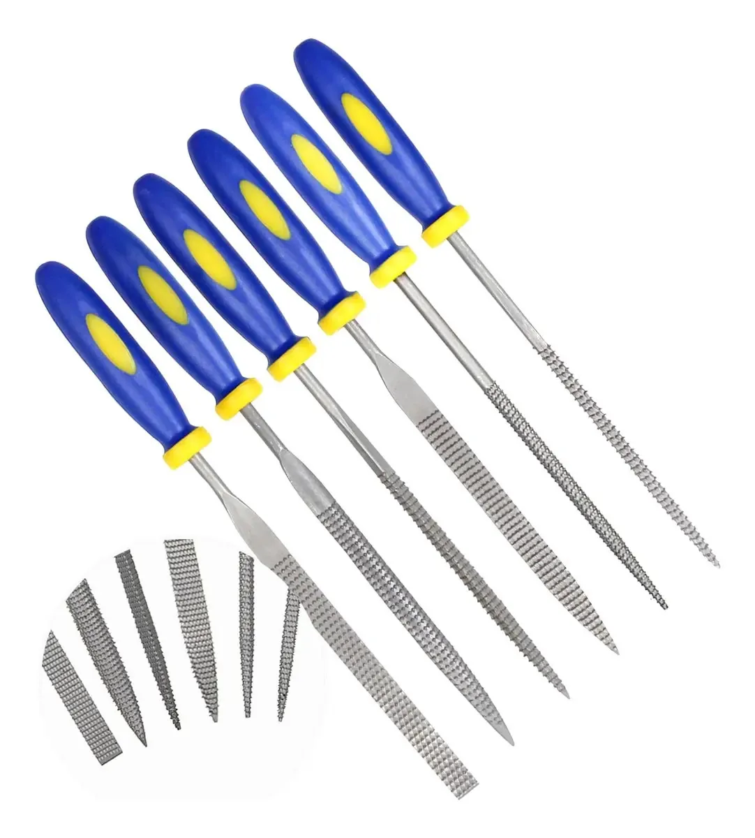 Conjunto de ferramentas Kalim Needle, 6 peças feitas de grosa