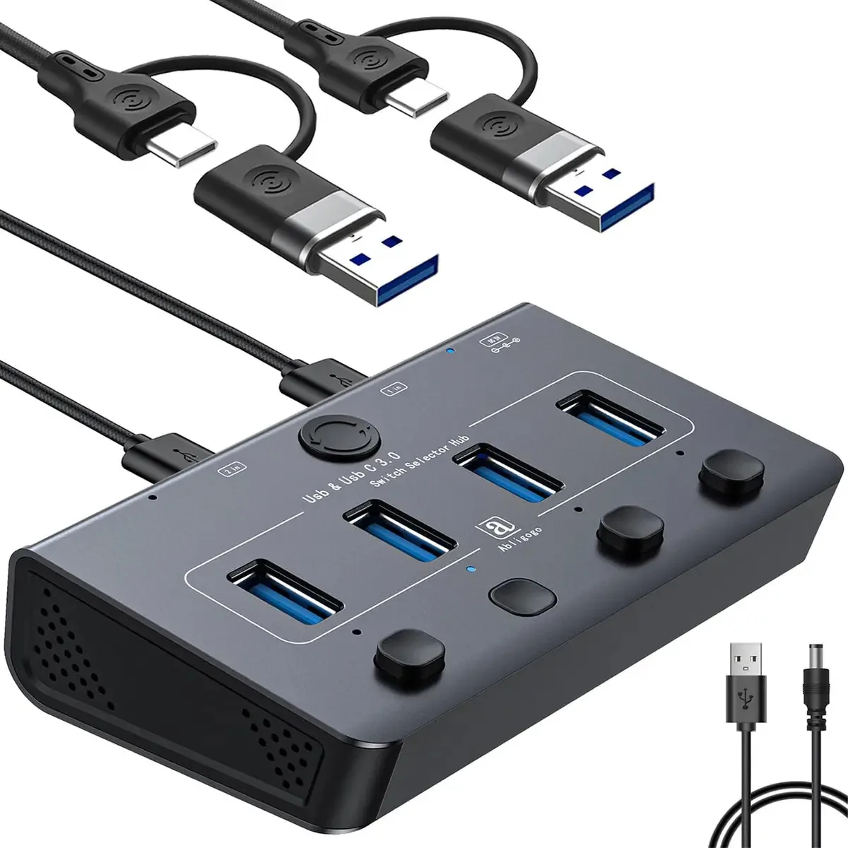 Alterne facilmente entre dispositivos com nosso switch