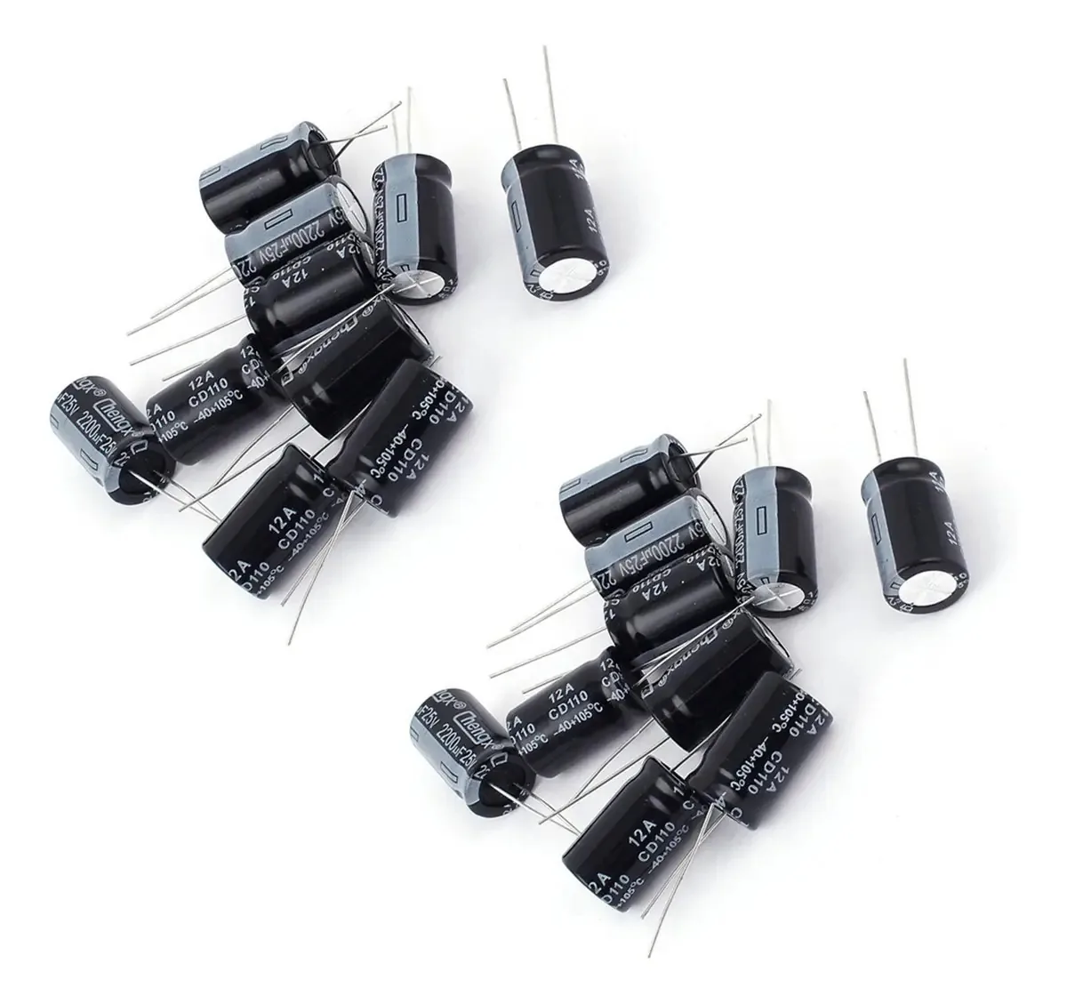 Pacote de capacitores eletrolíticos de alumínio Hobbytronica 47000uF x 50 unidades
