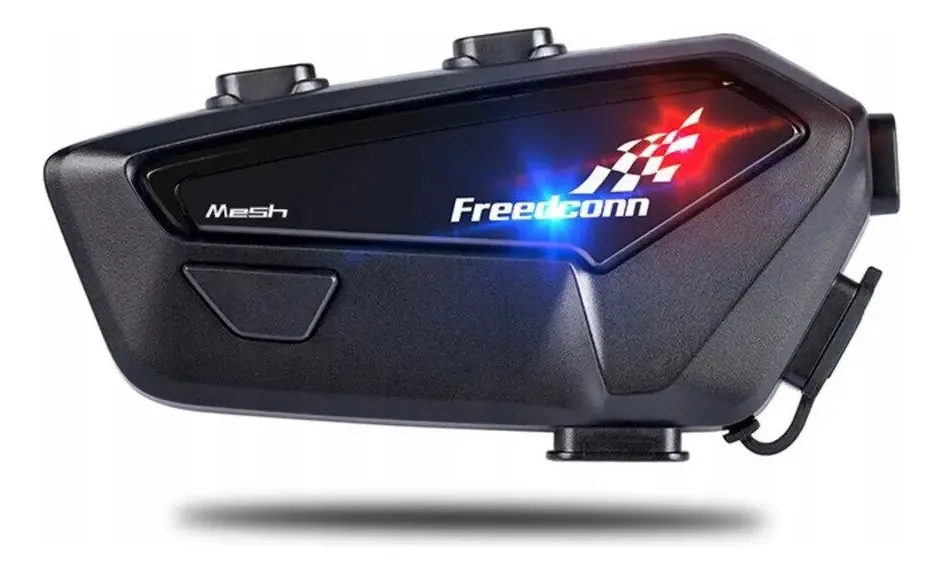 Intercomunicador de motocicleta Freedconn Fx Pro 6 pilotos 1000 mts Bluetooth 5.0 Ip67