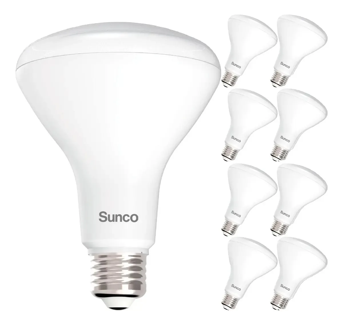 Sunco - Pacote de 8 lâmpadas LED Br30, holofotes