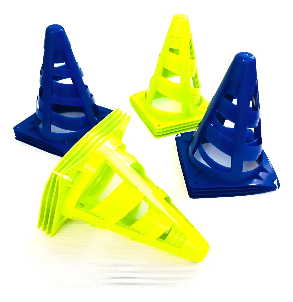 Cones esportivos para treinamento de futebol - pacote de 4 unidades