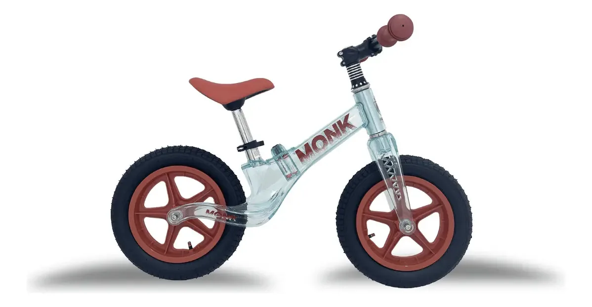 Bicicleta Balance Monk R12 vermelha