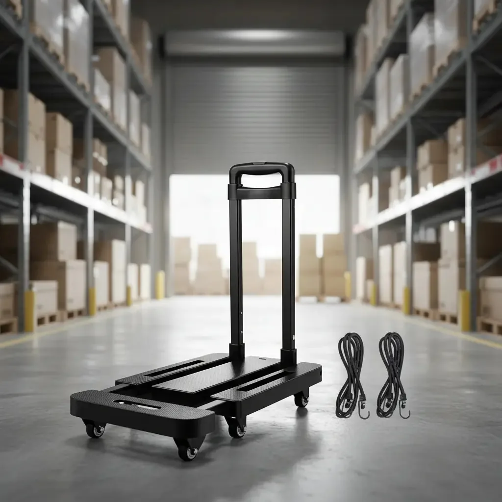 Caminhão de carga expansível dobrável e portátil, 250 kg