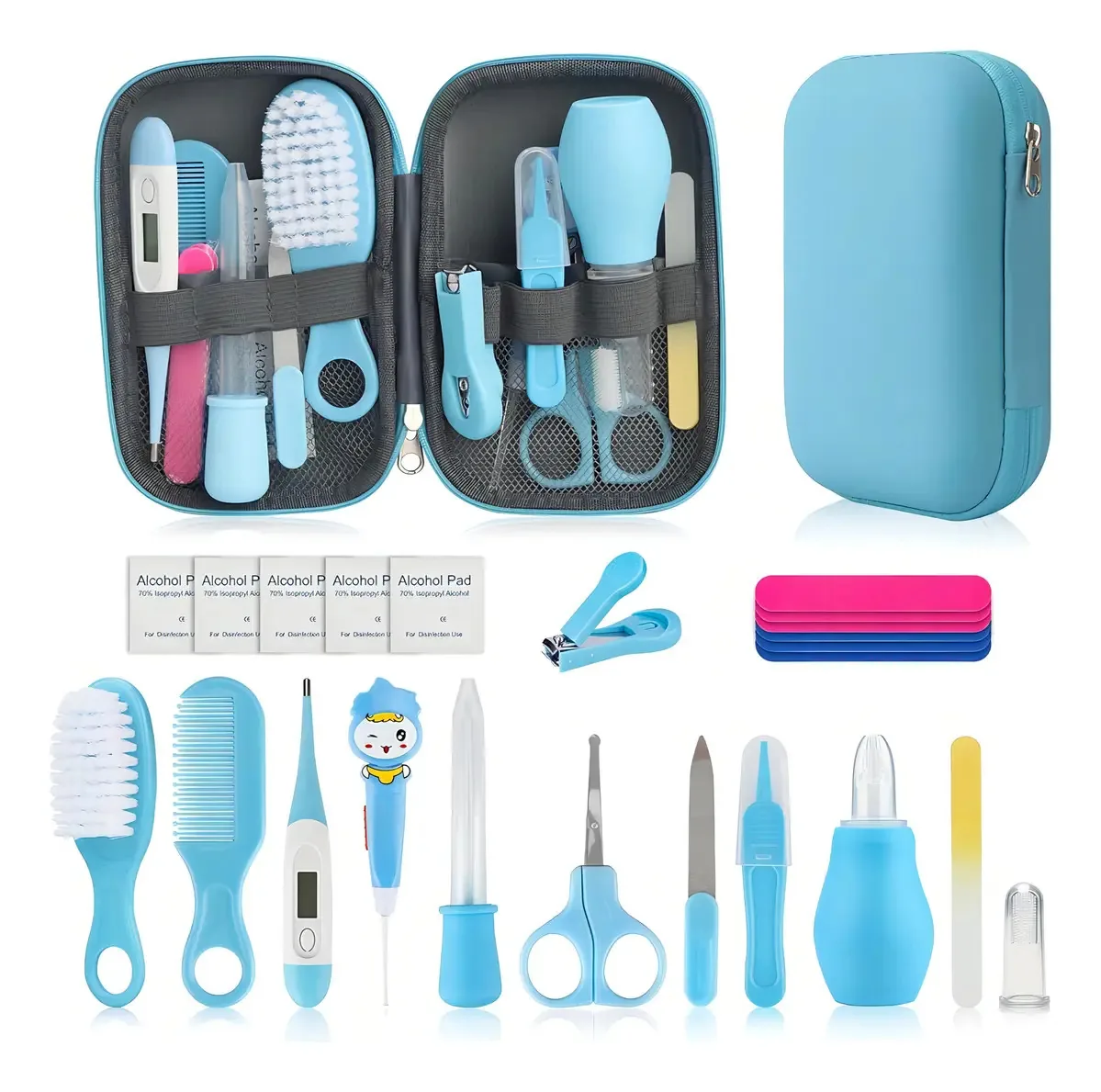 Kit de Cuidados com a Saúde e Higiene do Bebê, Conjunto de Cuidados