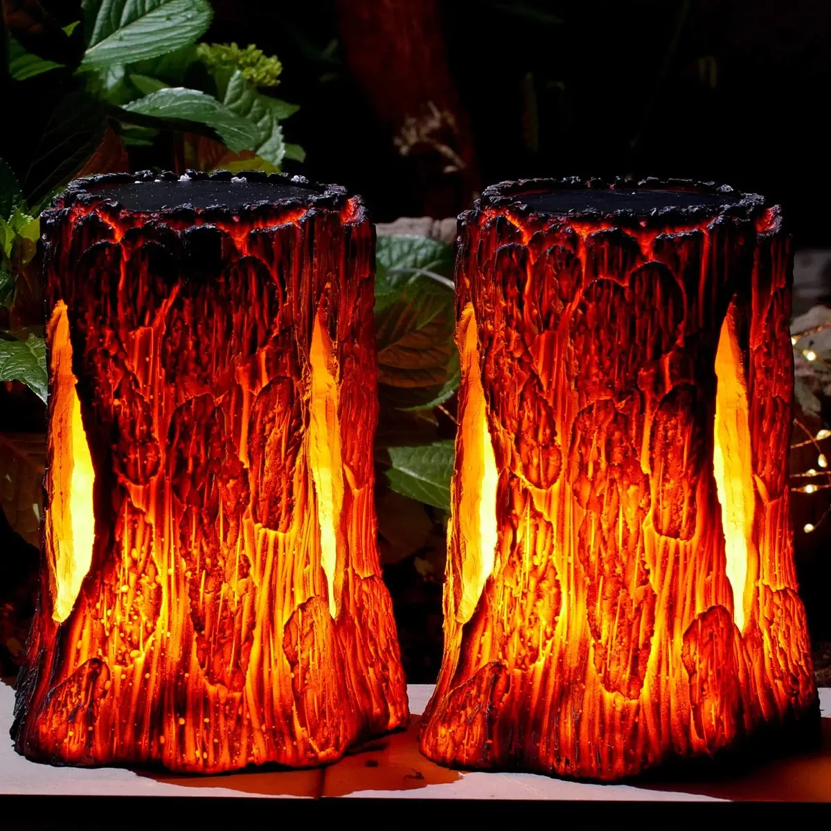 Lanterna e lanterna de luzes solares para exterior, decoração