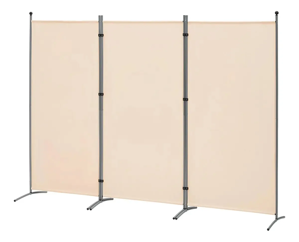 Divisória de quarto dobrável de 3 painéis 259 x 180 cm