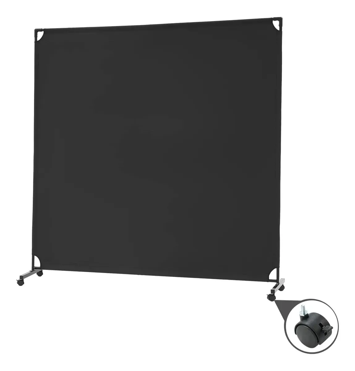 Divisória de sala rolante de painel único Spurgehom de 6 pés