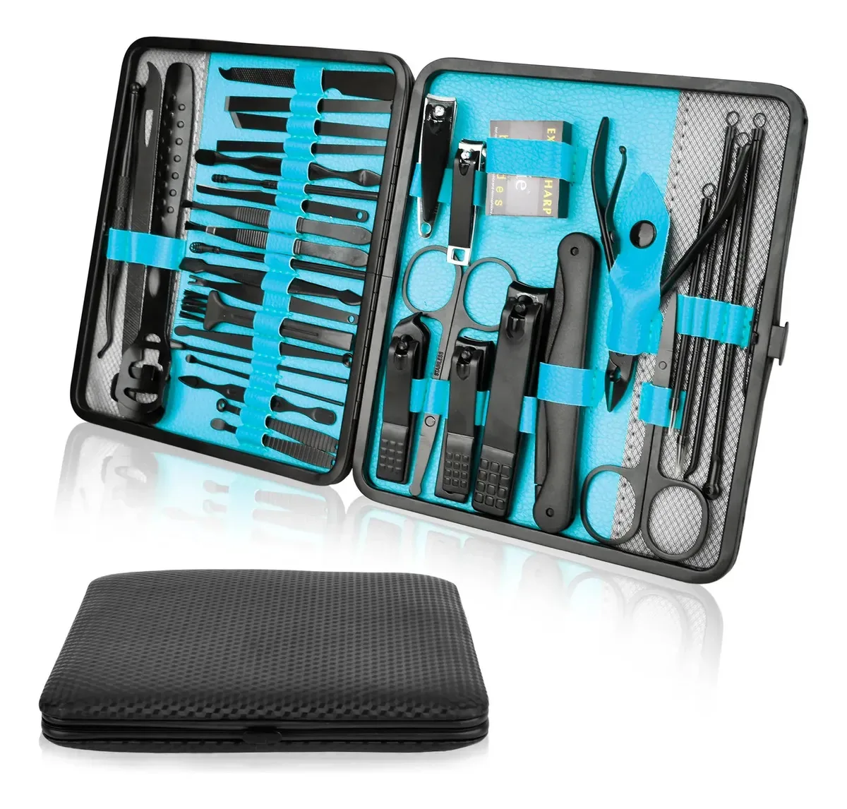 Conjunto de manicure multifuncional para manicure e pedicure 36 unidades