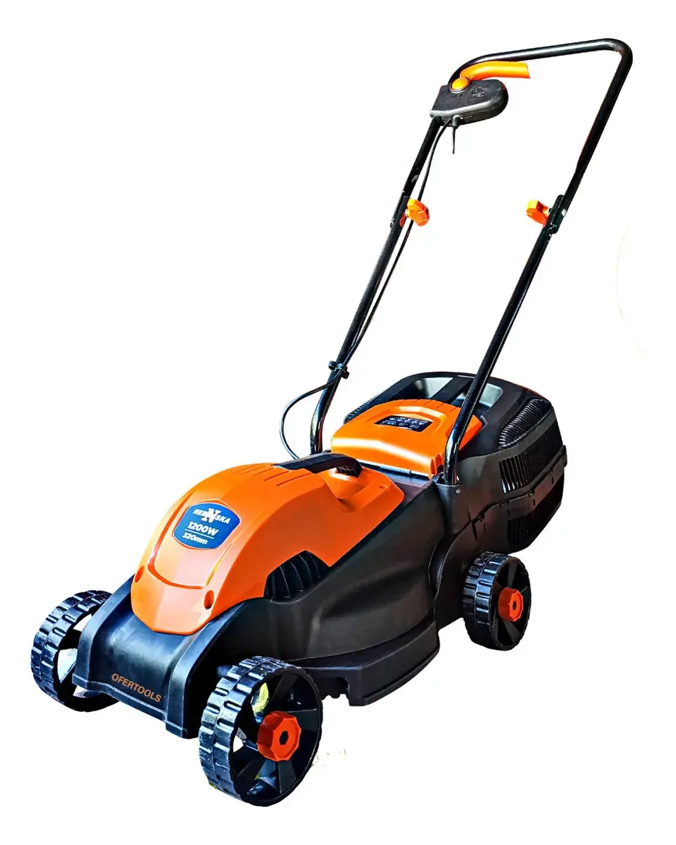 Cortador de grama elétrico Nebraska 1200w Nemecp1200 cor laranja