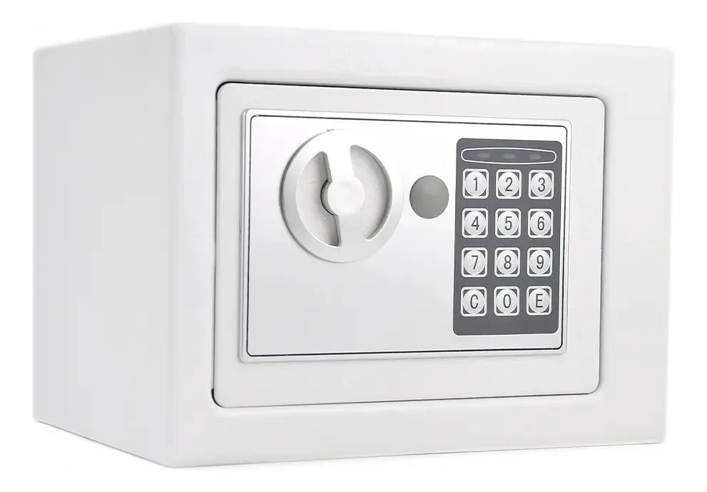 Cofre eletrônico de segurança digital Sker 23x17x17 branco