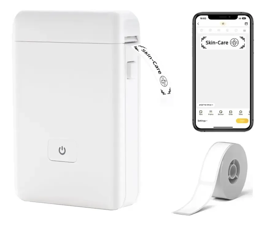 Impressora de etiquetas térmicas portátil Bluetooth HP2s