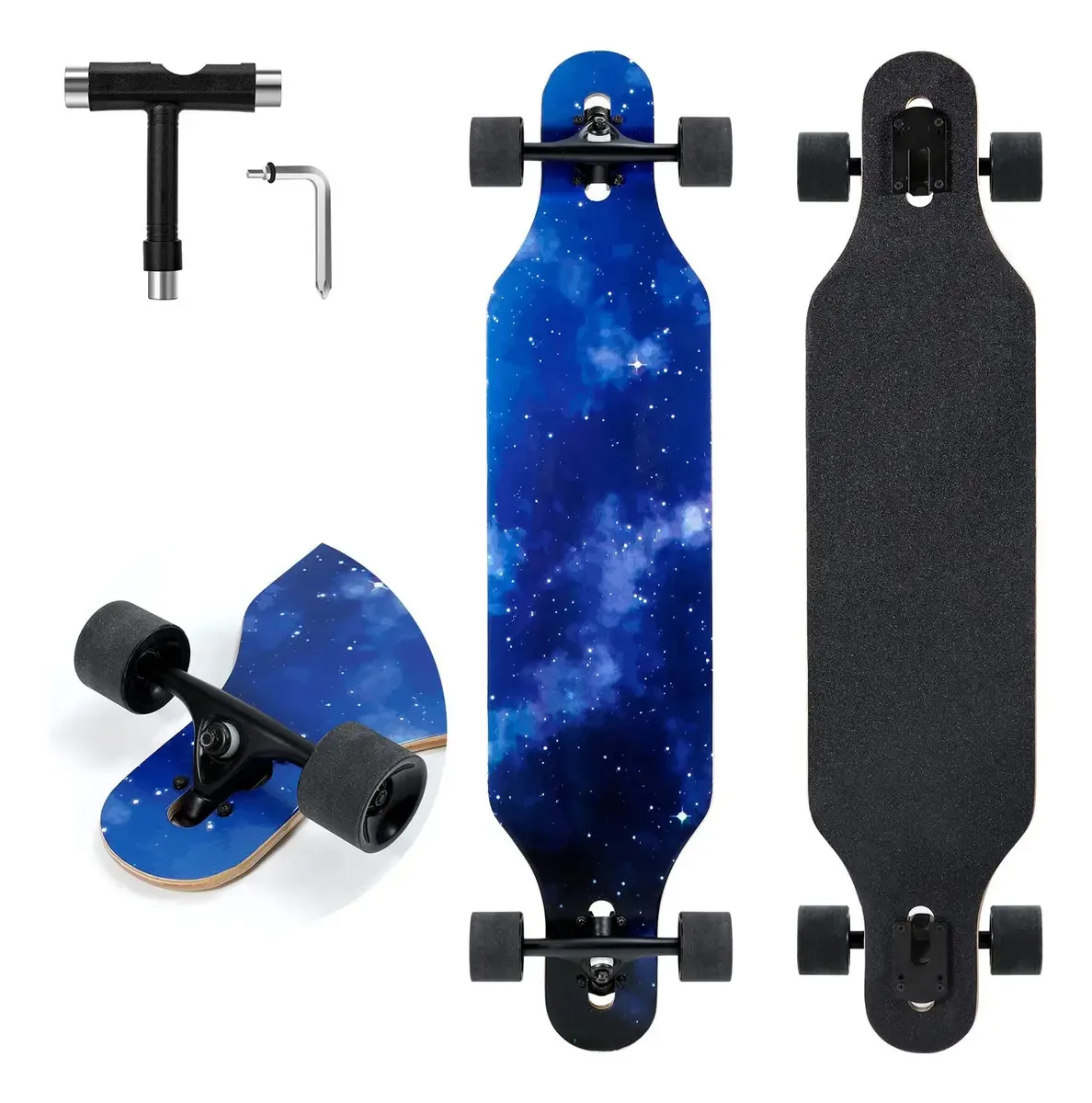 Skate Longboard Nature Maple Premium Of 41 Full Starry Night