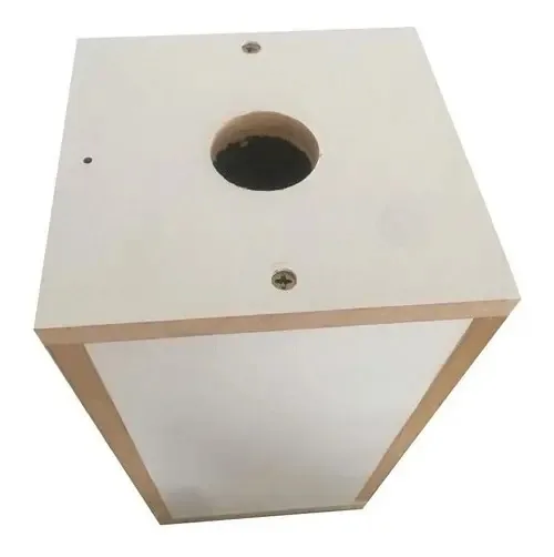 Ovoscópio Central Chocadeiras Bivolt Preto MDF LED 6500k Conferência de Ovos
